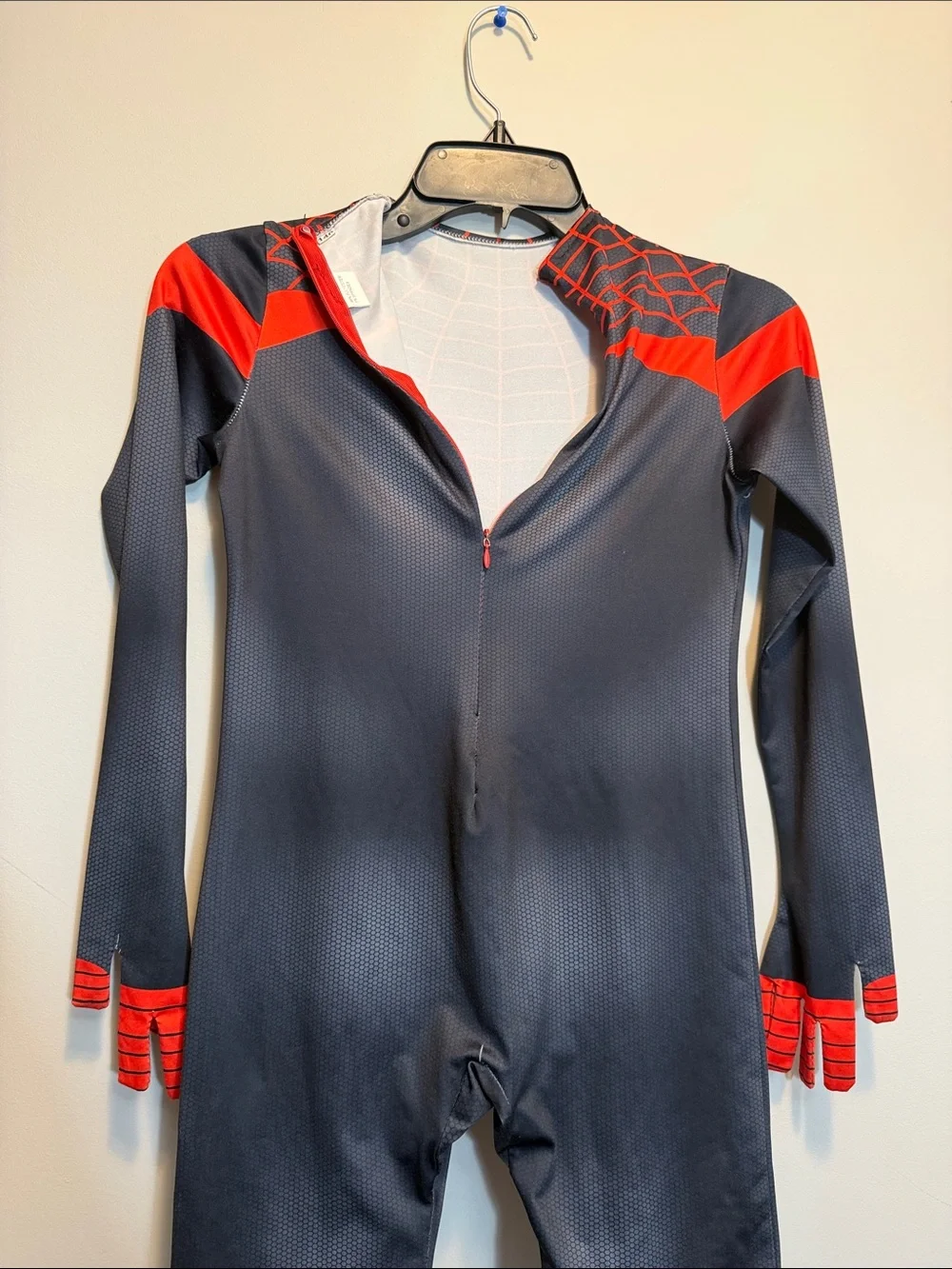 Kids Black and Red Superhero Jumpsuit Costume